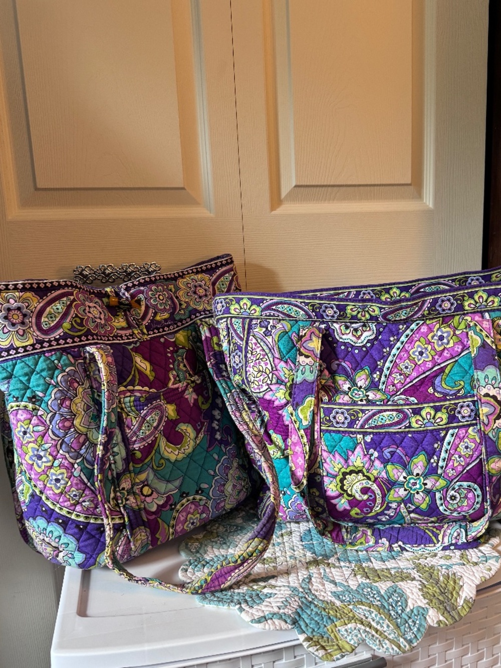 Vera Bradley Duffle and Vera Vera Tote - 2 Bags